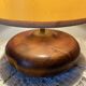 Vintage lamp with wooden base, 44 cm