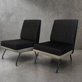 Pair of vintage armchairs from the 1950s – modernist spirit