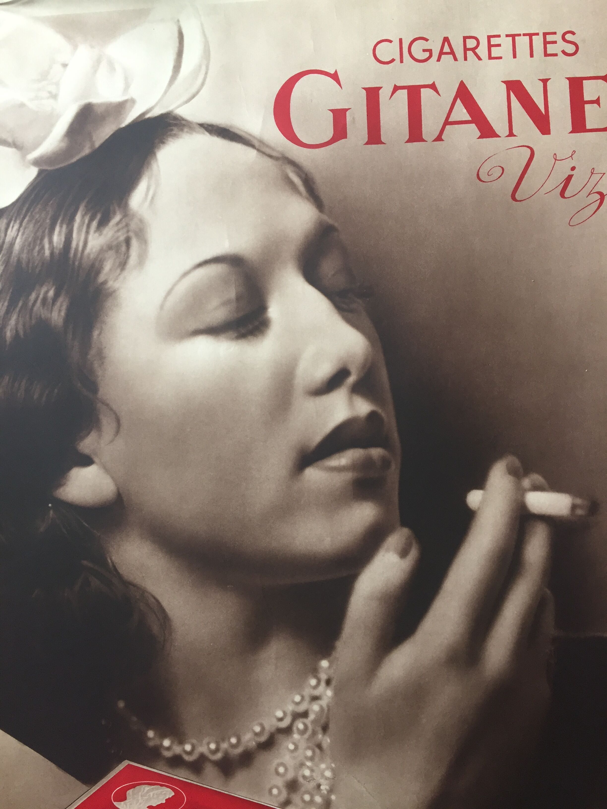 Poster "Cigarettes Gypsies Vizir" 40x60cm 1939