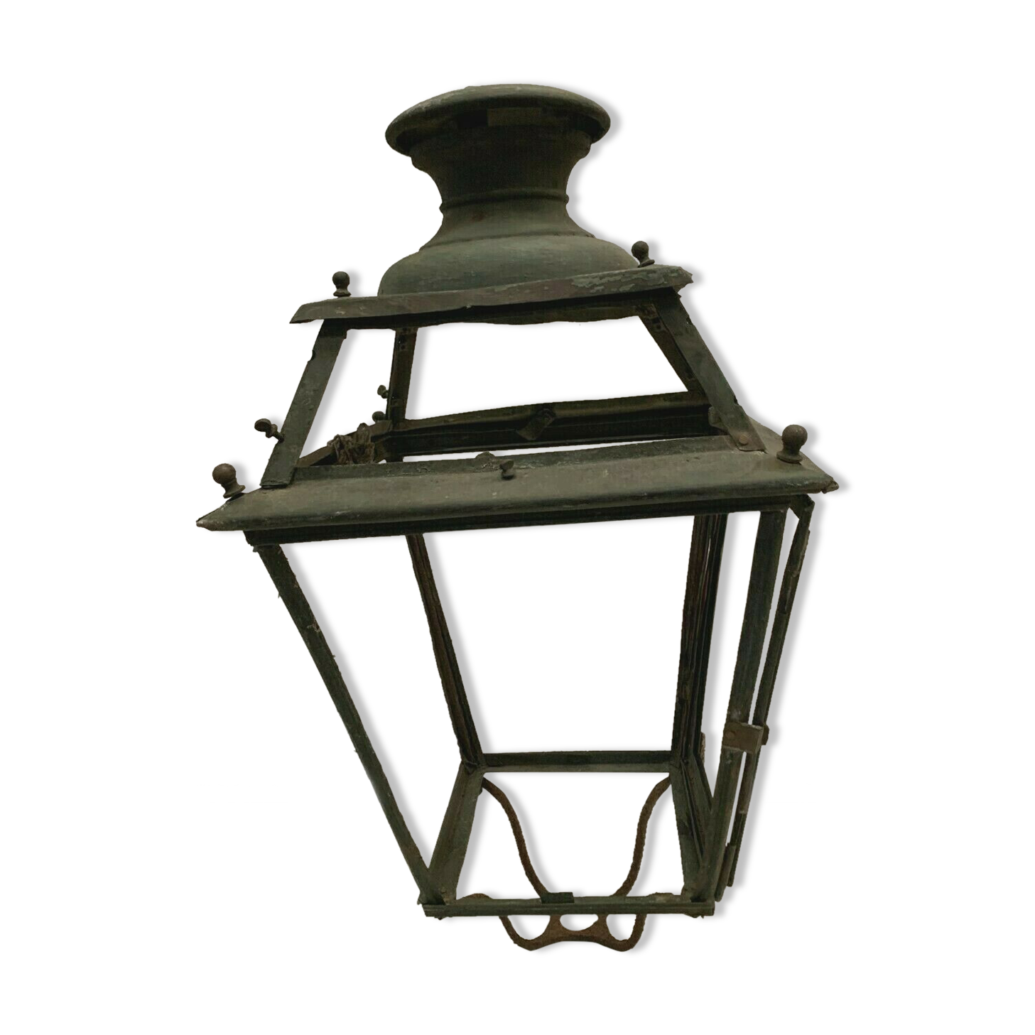 Ancient 20th century metal lantern