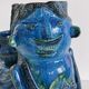 Aldo Londi for Bitossi Rimini Blu Ceramic Plant Centaur Sculpture, Italy, 1