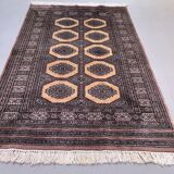 Fine vintage pakistani rug, 160x102 cm turkoman bokhara beige medium