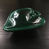 Green earthenware bowl