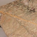Art Deco marble top table by Piquet Lyon