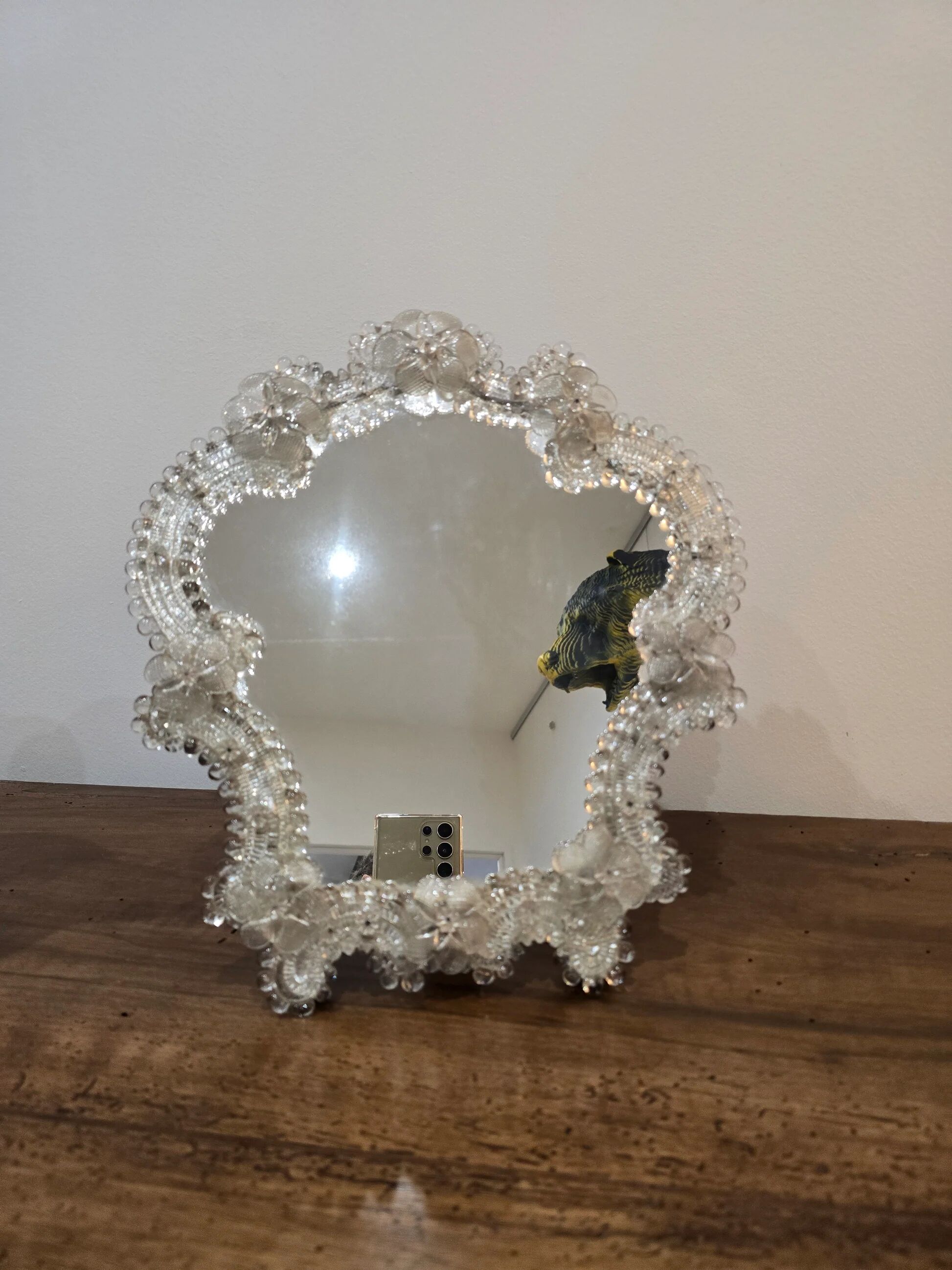 Venetian glass mirror – 35 x 30 cm