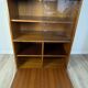 Teak furniture — sliding display cabinet + drop-down door