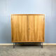 Small cabinet by WK-Möbel on hairpin legs, walnut, 1960s