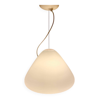 Artemide Capsule Pendant Light by Ross Lovegrove, White Glass, 2010