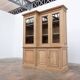 Raw Oak Display Bookcase, France, 1950