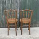 Paire de chaises de bistrot 1950