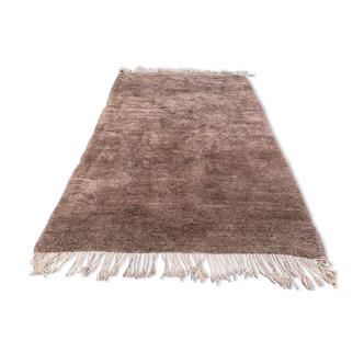 Vintage turkish camel hair rug 200x133 cm turkish carpet beige, medium