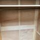 Large Parisian wardrobe modernist vintage 1950 compass footing - 3 doors