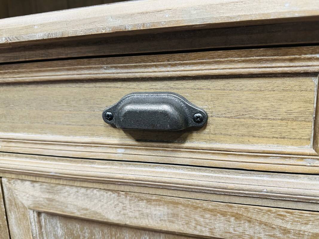 Country Pale Oak Look Bookcase