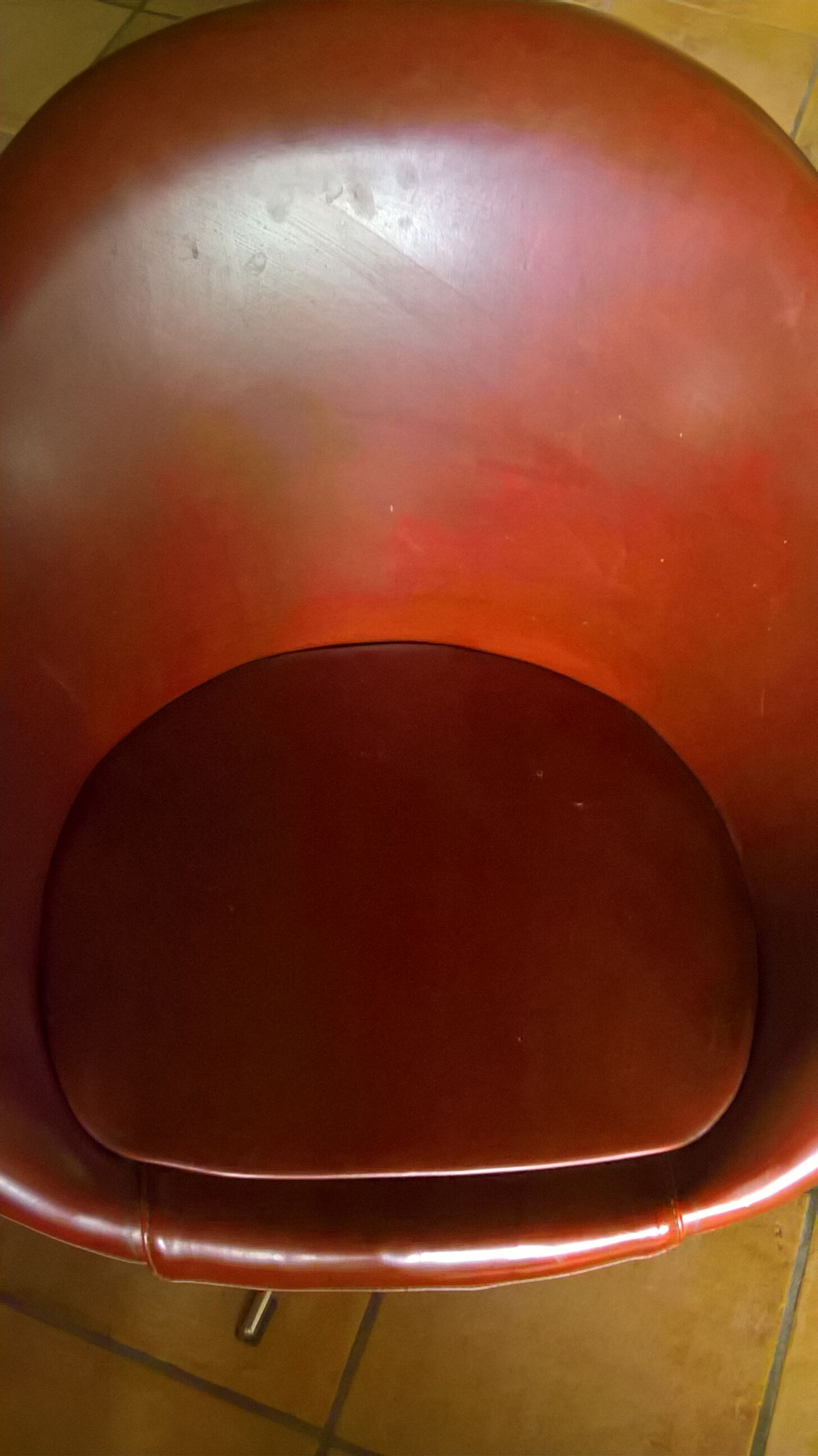 Swivel armchair stamped Henry Colomer