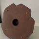 Vintage glazed terracotta ashtray