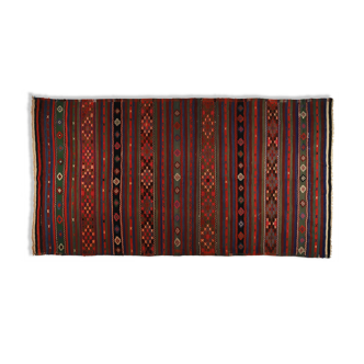 Anatolian handmade kilim rug 370 cm x 194 cm