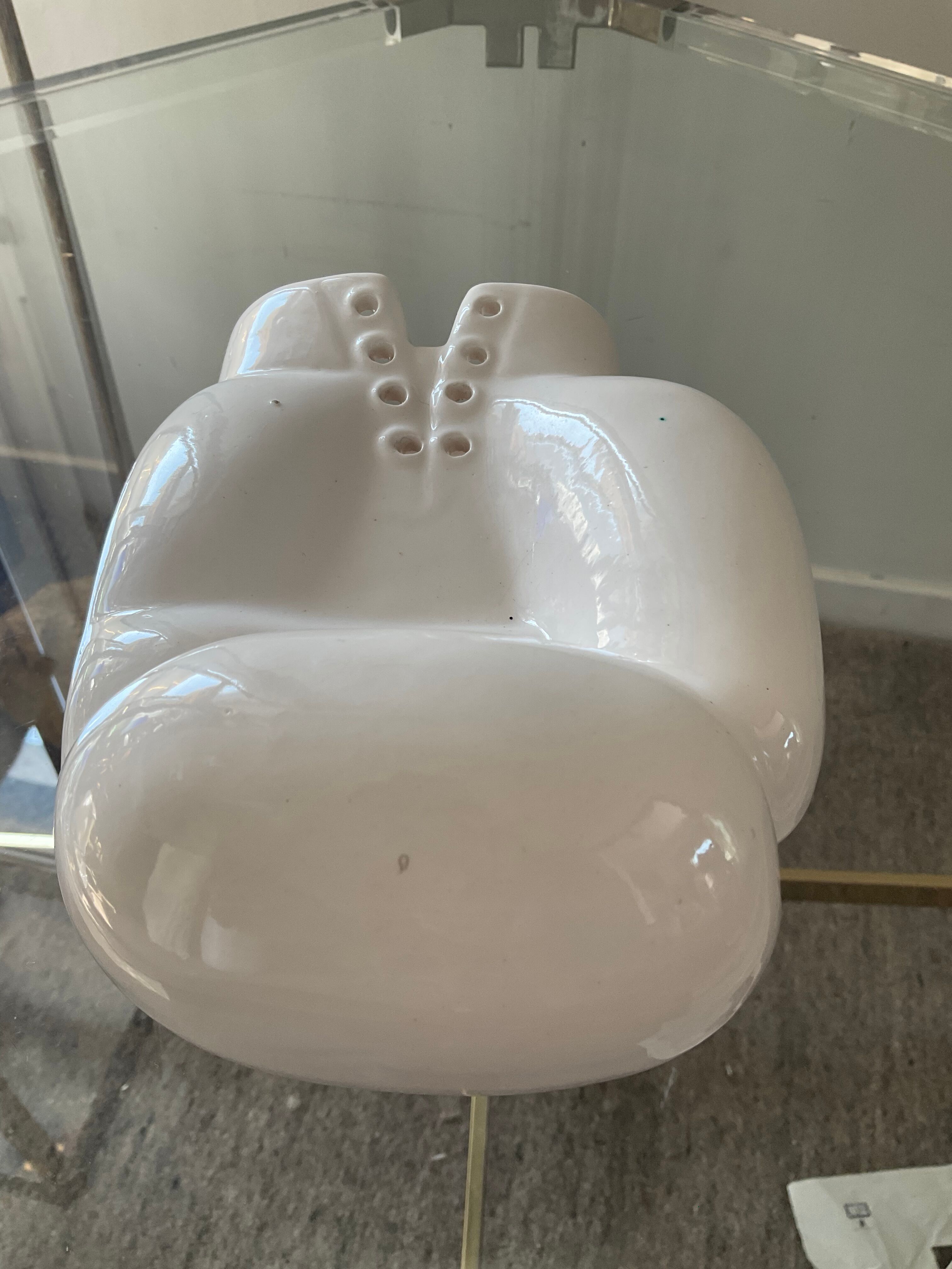 Empty pocket vintage ceramic boxing glove 80s