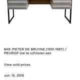 OFFICE OF PIETER DE BRUYNE 1970 MEUROP