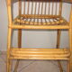 High chair child rattan of the years 60
