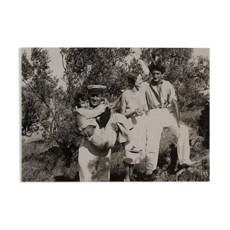 Photography, "René Char, Salvador Dali, Nush and Gala in Cadaquès", 1935 / NB / 13 x 18 cm