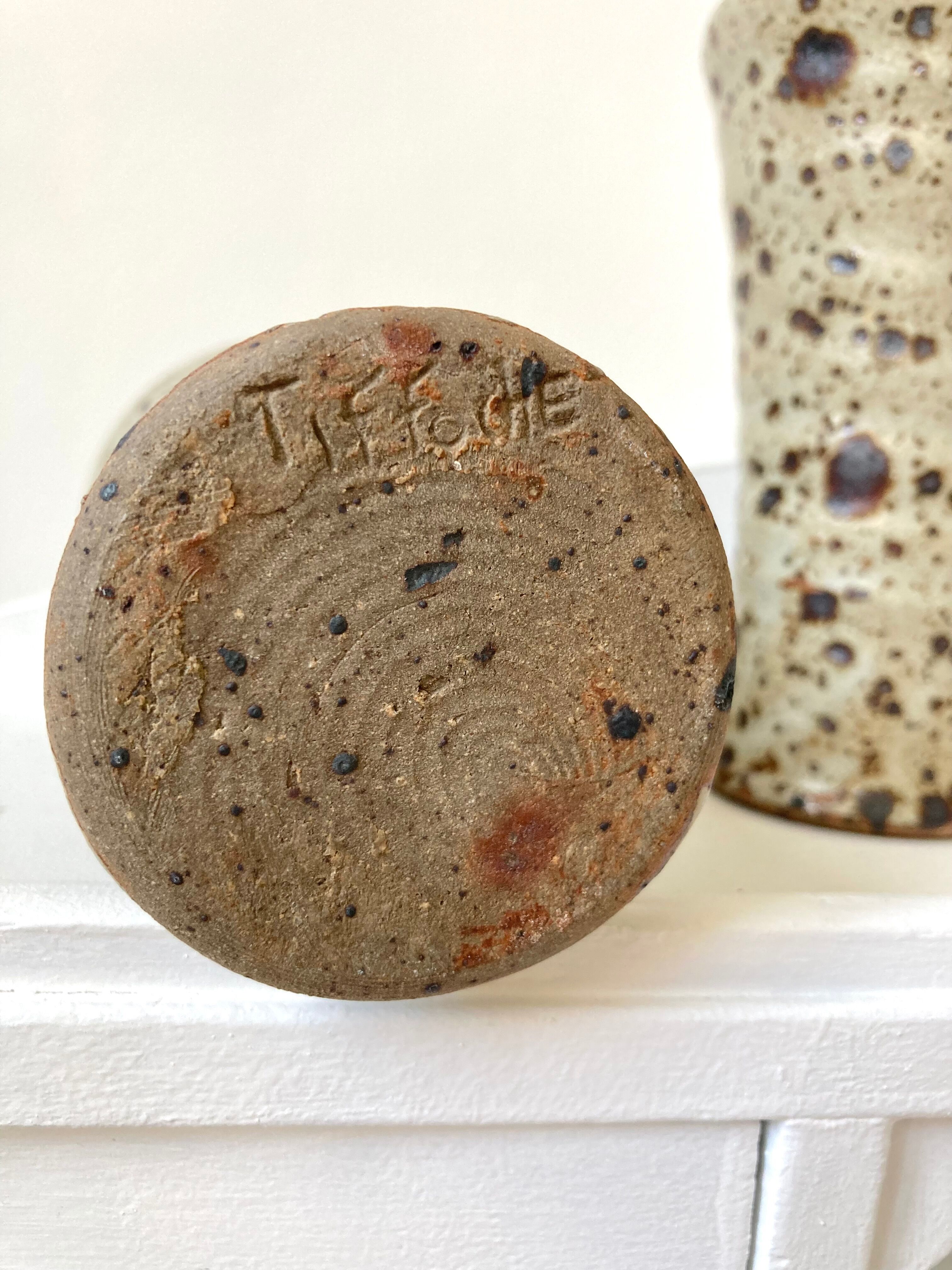 Cups sandstone cups pyrité Gustave Tiffoche, La borne 1960/70