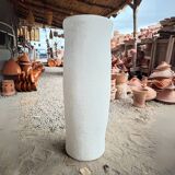 Large White Tadelakt Pot H88xL32