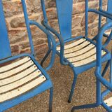 Suite of 4 Tolix chairs