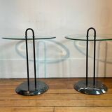 Pair of side tables by Vico Magistretti