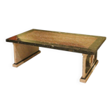 20th Century Italian Polychromed Rectangular Marble Coffee or Cocktail Table