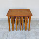 Vintage Scandinavian coffee table in teak from the 1960s.