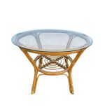 vintage wicker table