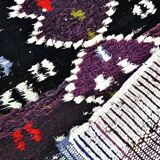 Vintage Moroccan Berber Boucherouite rug 205 x 87 cm (Perfect condition)