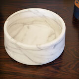 Carrara marble fruit cup