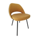 Chaise en velours Eero Saarinen édition Knoll 1950