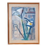 Mixed Technique Painting by Enzo Pregno (Alexandria, Egypt, 1898 - Florence, 19)