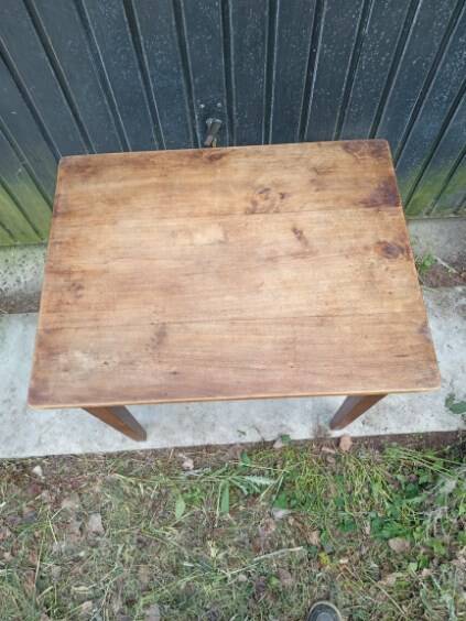 Solid wood table