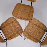 Rattan/bamboo splice chairs