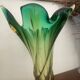 Old two-tone Murano glass vase 1960