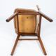 Dining room chair in teak and light fabric of danish design from the 1960s.
