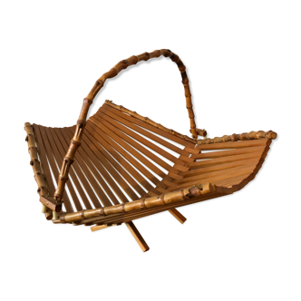 Table basket, folding, vintage
