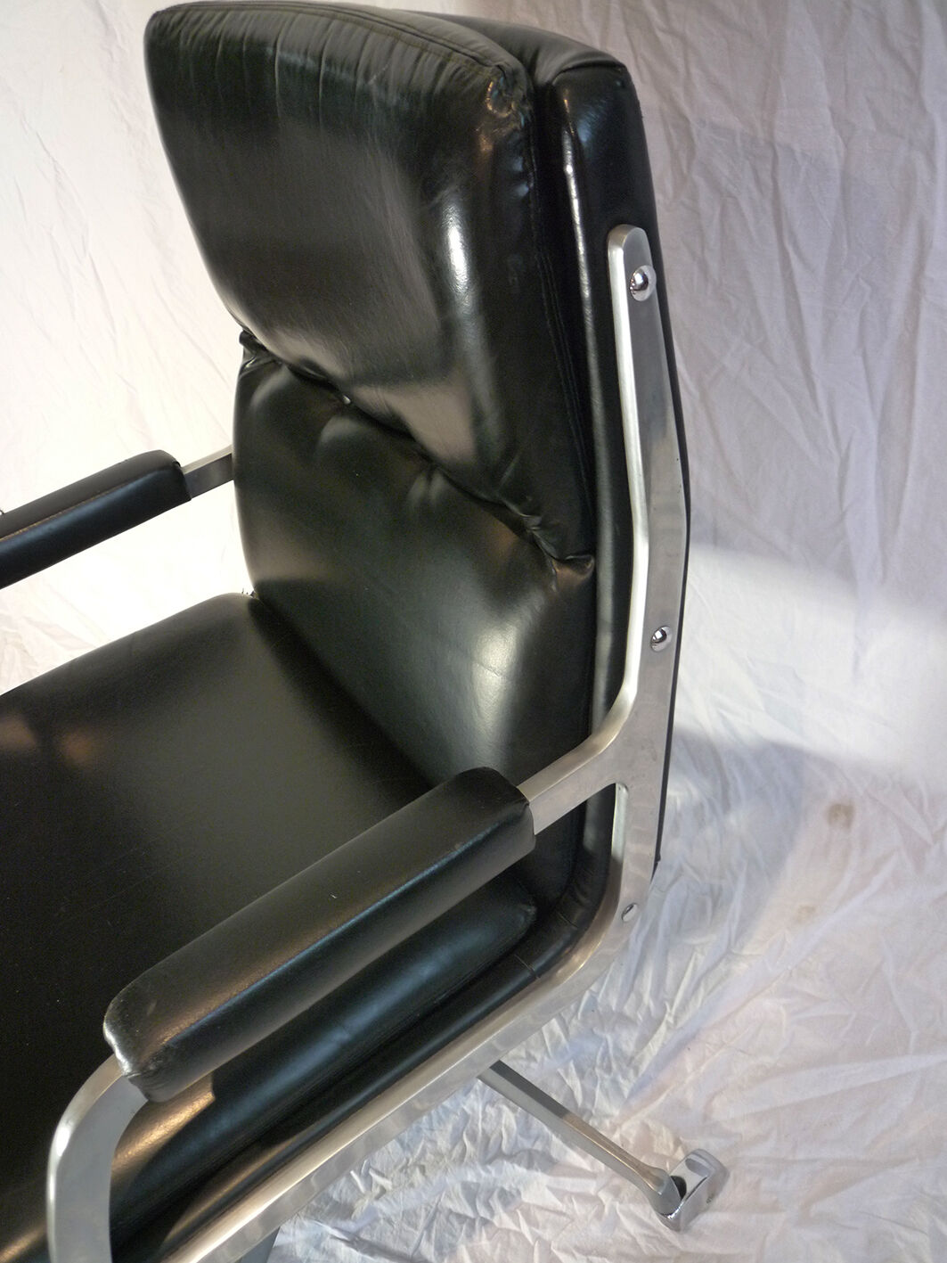Black imitation office chair