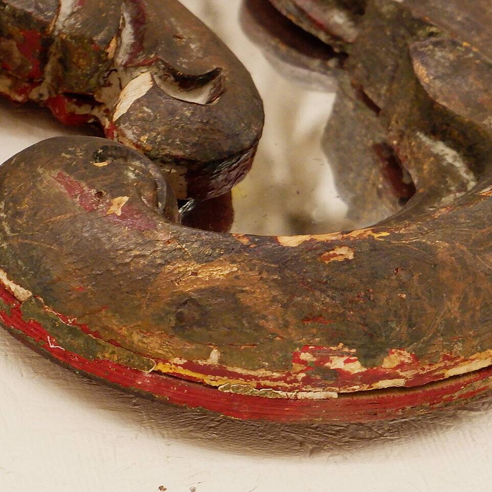 Baroque Mirror in Carved Wood