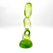 Vase Cactus Sculptural - Murano - Verre Bullicante - Vert vibrant