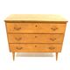 Commode scandinave en bouleau Suède 1940