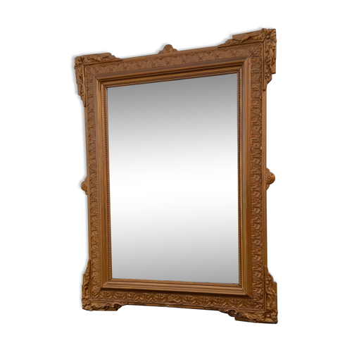 Mirror Wood And Stuk Gilded 19th Selency, Fleur De Lis Mirror Clips