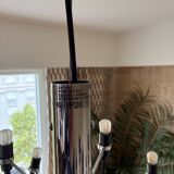 Gino Sarfatti pendant light in chrome steel