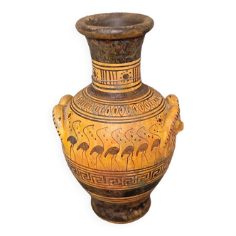 Small ancient Greek ceramic amphora