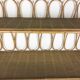 Rattan shelf circa 1960