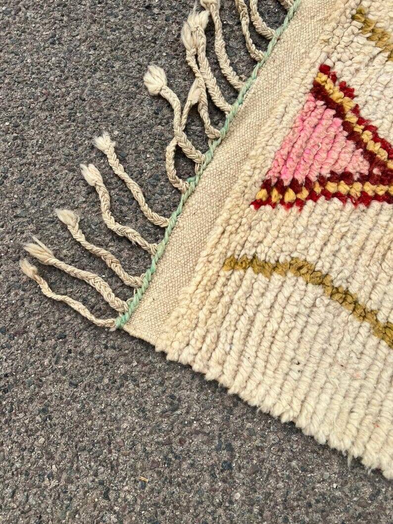 Handmade runner rug 300cm x 100cm