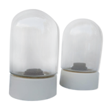 Pair Wall lamp plaffonier globe 1950